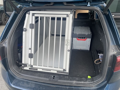 ALU-Hundetransportbox